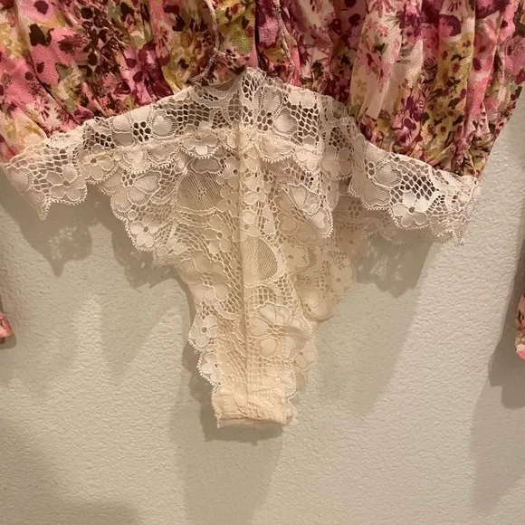 NWT Womens intimately by free people size small bodysuit floral spring vibes - Picture 14 of 16